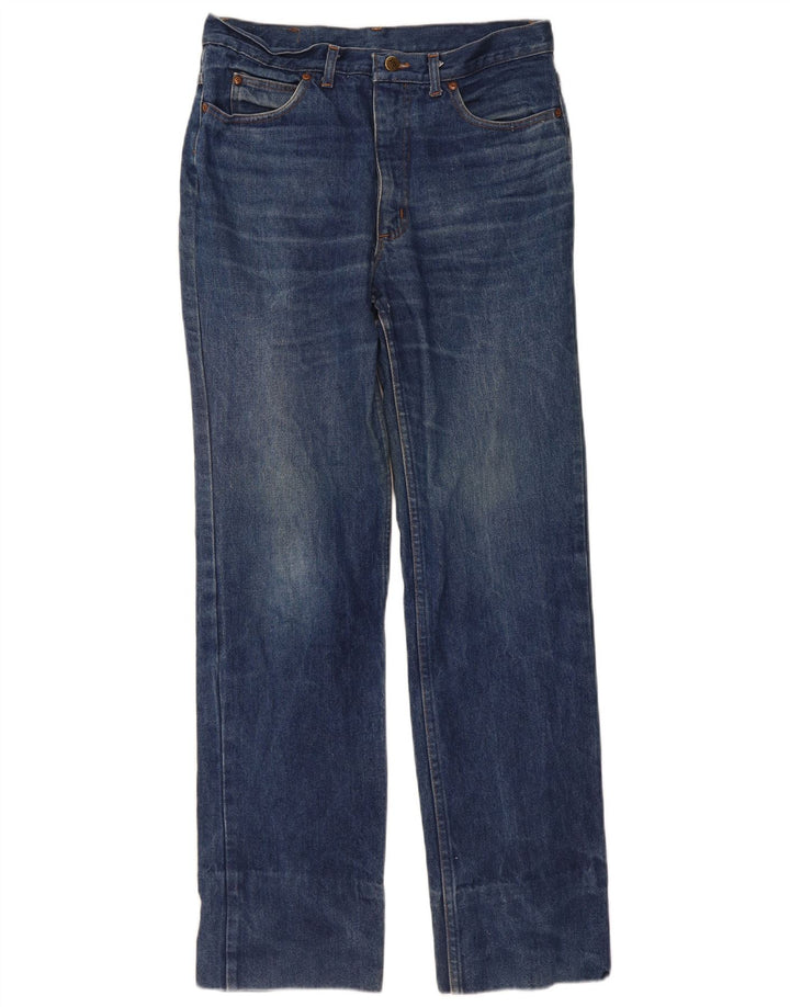 RIFLE Womens Straight Jeans W34 L31 Blue Cotton