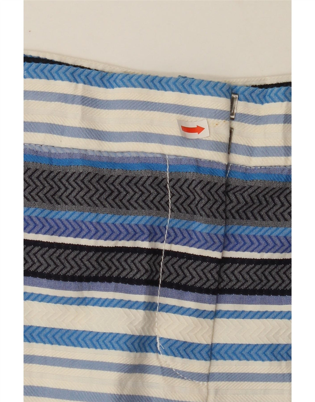 J. CREW Womens Chino Shorts US 6 Medium W32  Blue Striped Vintage J. Crew and Second-Hand J. Crew from Messina Hembry 