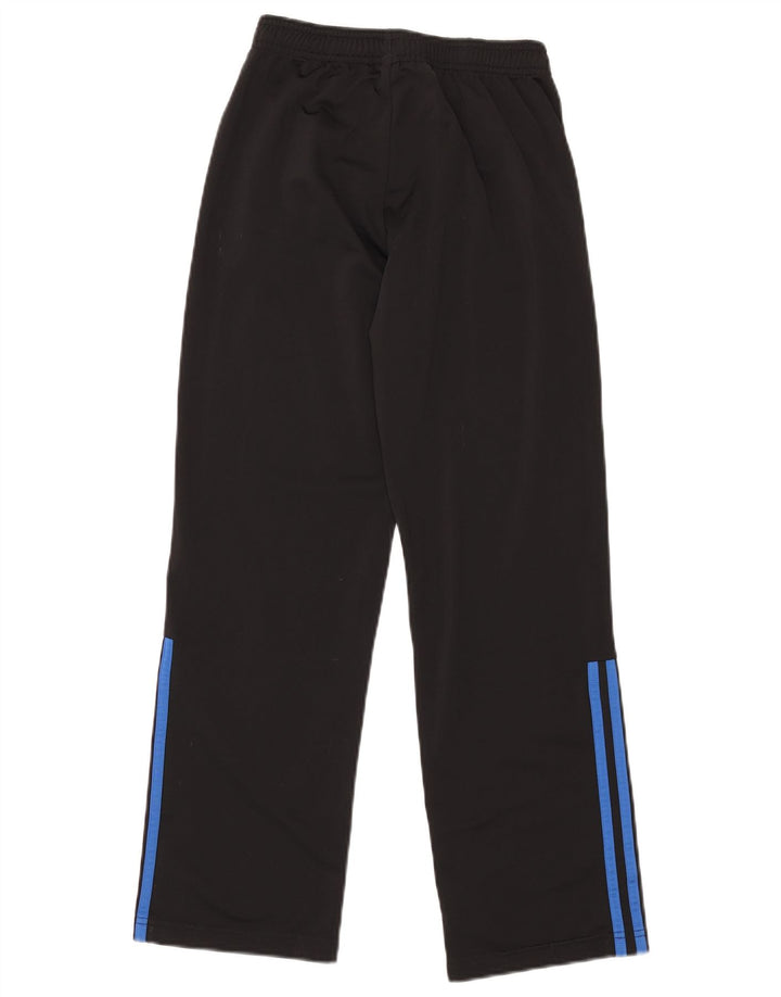 Adidas Boys Tracksuit Trousers 11-12 Years Black Polyester
