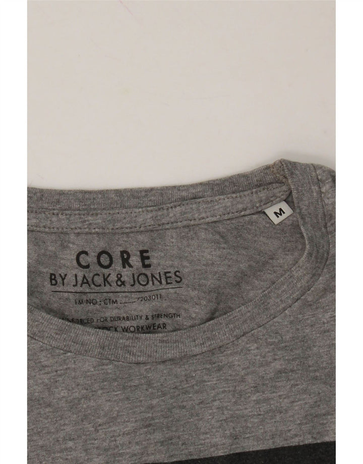 JACK & JONES Mens Graphic T-Shirt Top Medium Grey Cotton Vintage Jack & Jones and Second-Hand Jack & Jones from Messina Hembry 