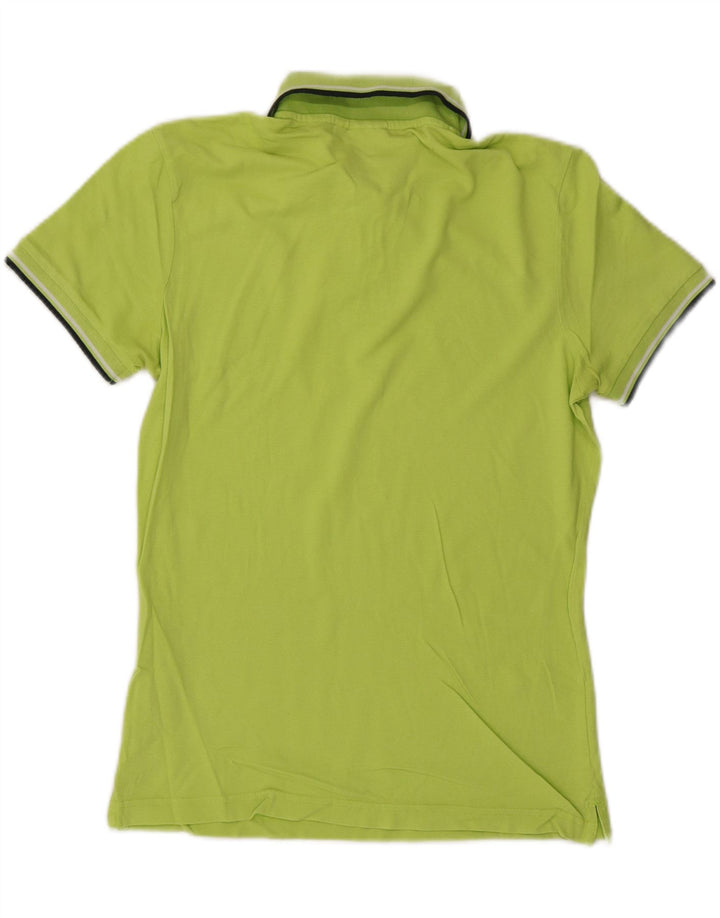 DIADORA Mens Polo Shirt Medium Green Cotton