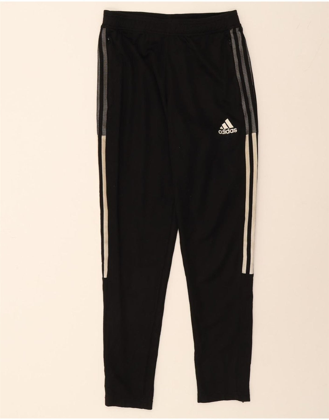 ADIDAS Mens Aeroready Tracksuit Trousers Small  Black Polyester Vintage Adidas and Second-Hand Adidas from Messina Hembry 