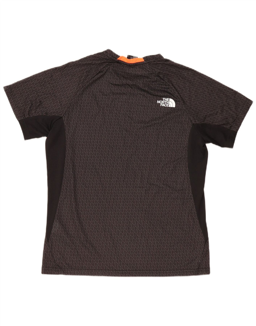 The North Face Mens T-Shirt Top Medium Black Geometric Polyester