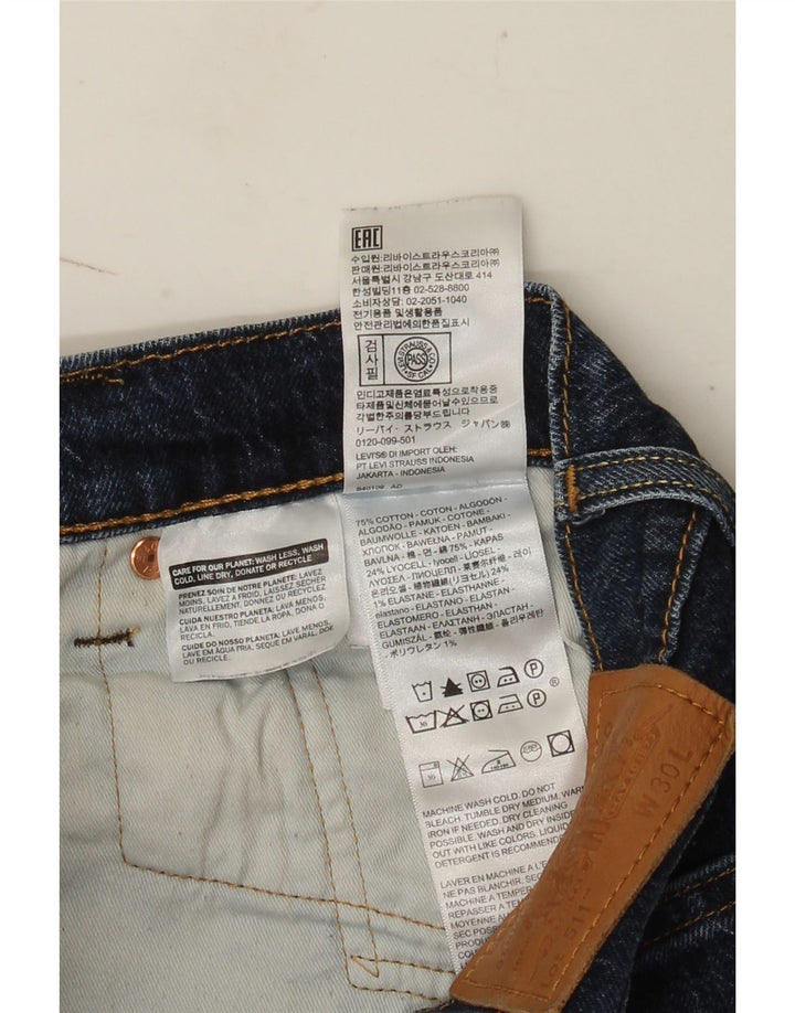 Levi's Mens 511 Denim Shorts W30 Medium Navy Blue Cotton