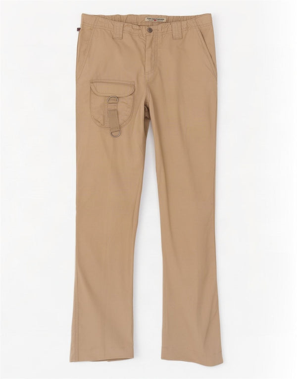 Ralph Lauren Womens Straight Cargo Trousers US 8 Medium W30 L29 Beige