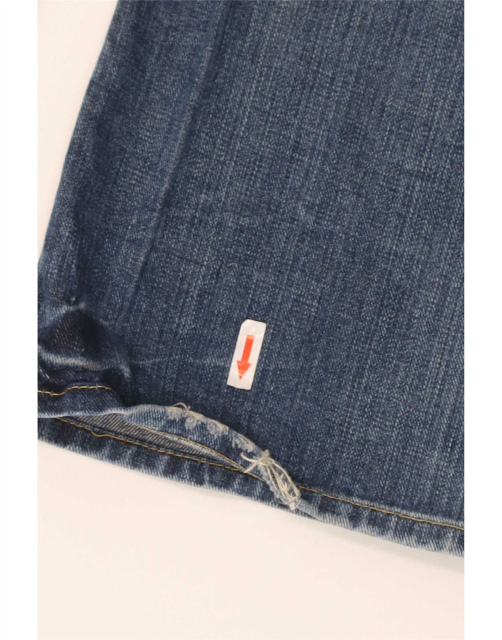 Replay Mens Cargo Bootcut Jeans W30 L32 Blue Cotton