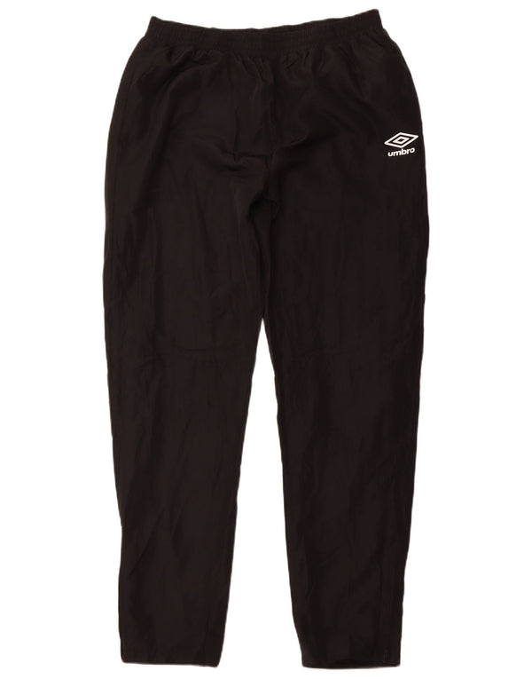 UMBRO Womens Tracksuit Trousers UK 14 Medium Black Polyester