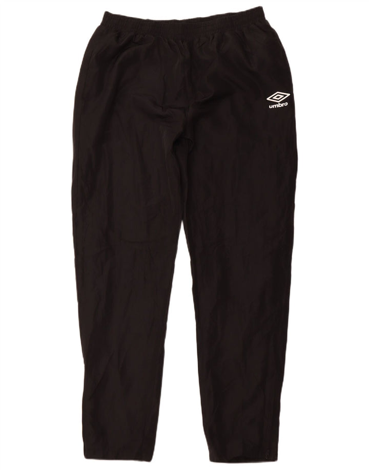 UMBRO Womens Tracksuit Trousers UK 14 Medium Black Polyester