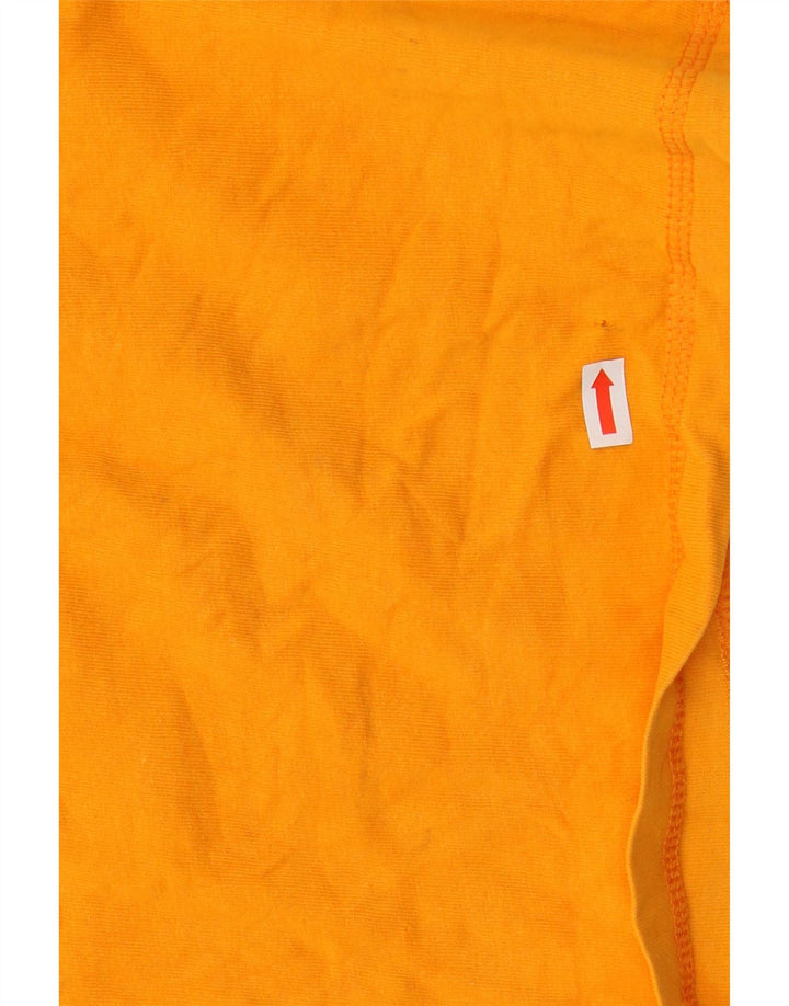 NIKE Mens T-Shirt Top UK 39/41 Medium Orange
