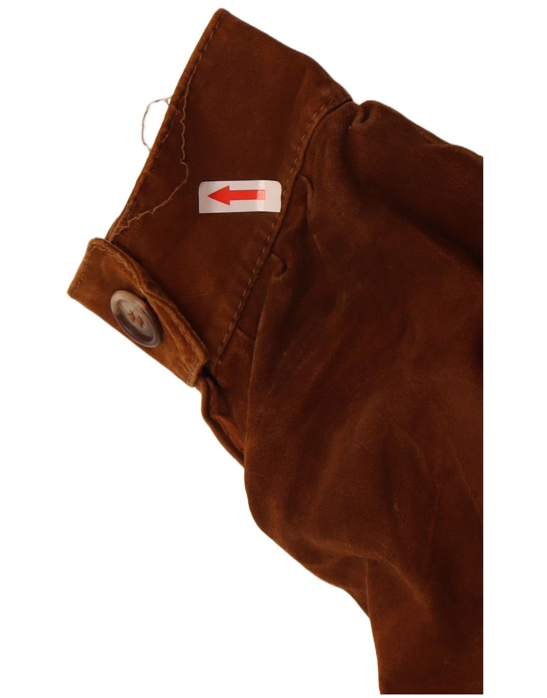 Vintage Mens Suede Jacket IT 54 2XL Brown Leather