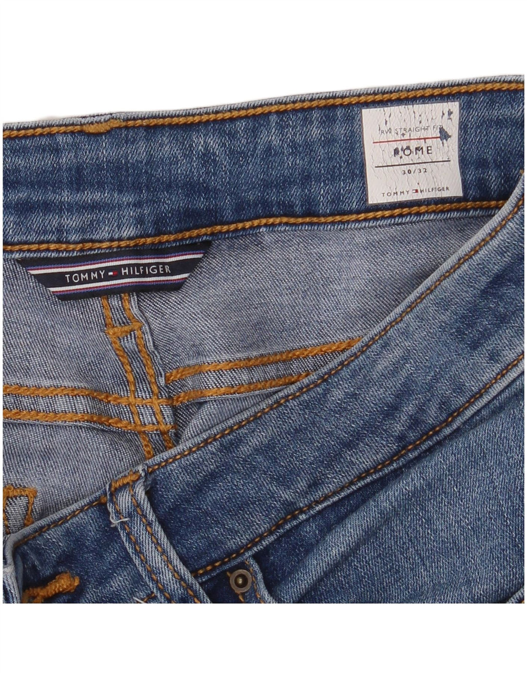 Tommy Hilfiger Womens Rome Straight Jeans W30 L32 Blue