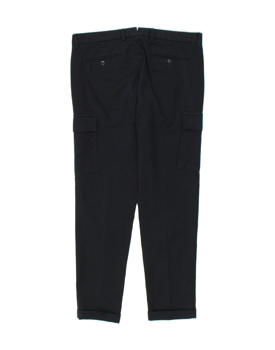 CONBIPEL Womens Slim Cargo Trousers IT 50 XL W36 L29 Navy Blue Polyester Vintage Conbipel and Second-Hand Conbipel from Messina Hembry 