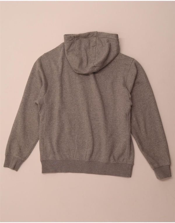 NIKE Mens Graphic Hoodie Jumper Medium Grey Cotton Sports