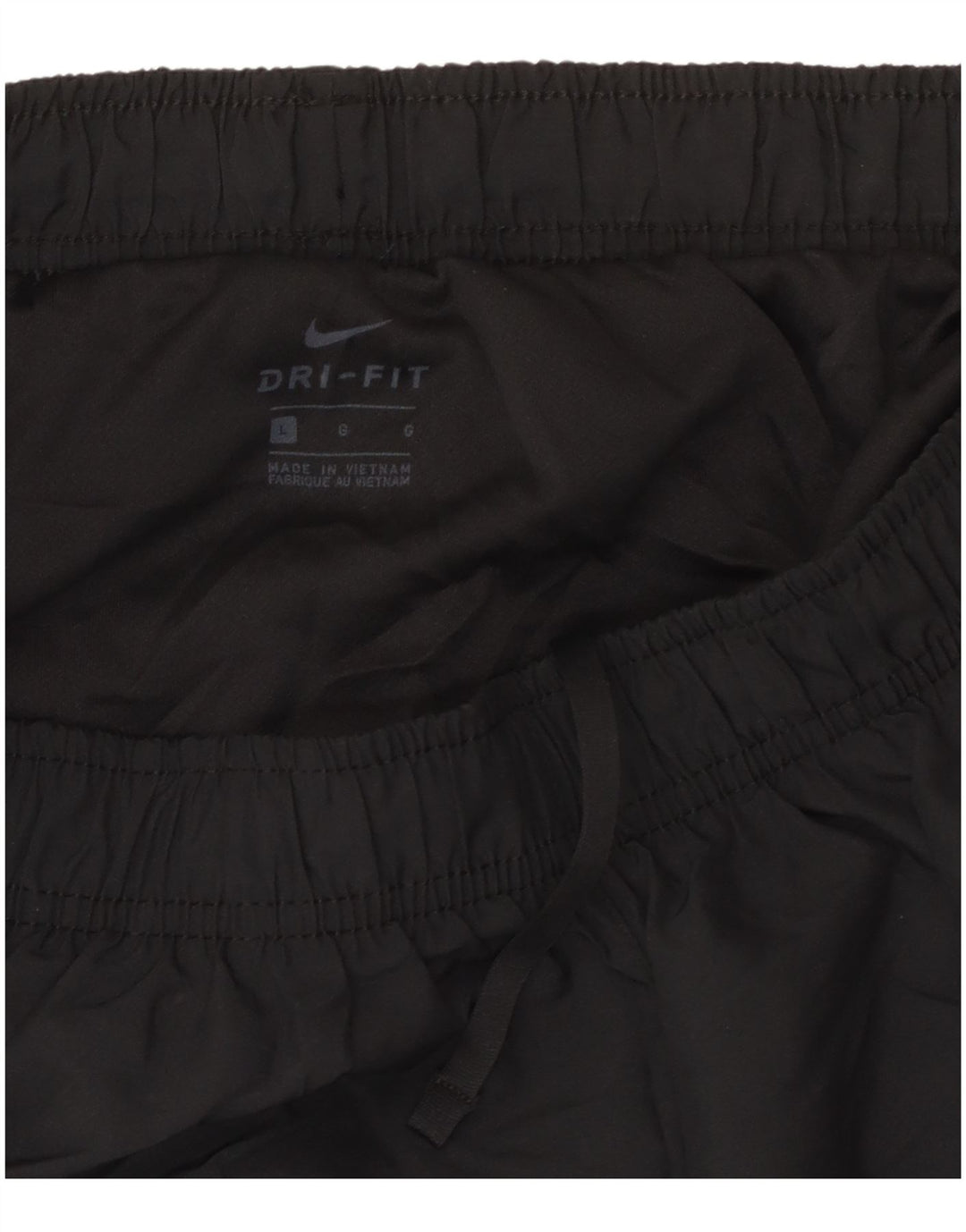 NIKE Womens Sport Shorts UK 14 Large Black Polyester