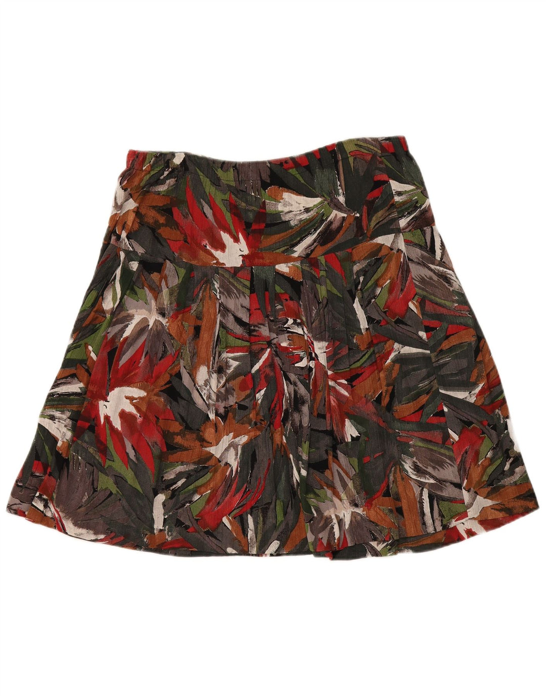 Vintage Womens Abstract Pattern A-Line Skirt W34 Large Multicoloured