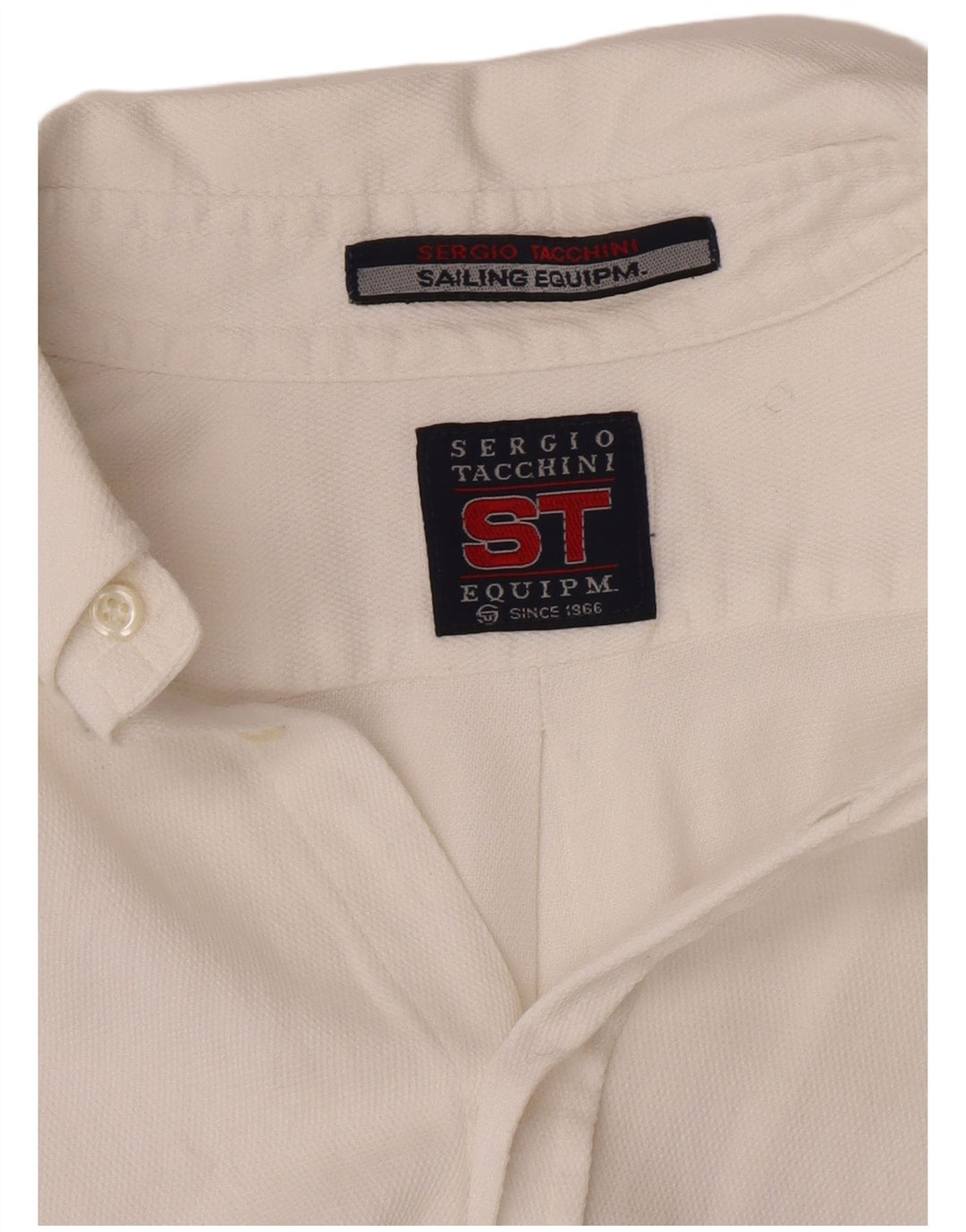 Sergio Tacchini Mens Shirt Large White