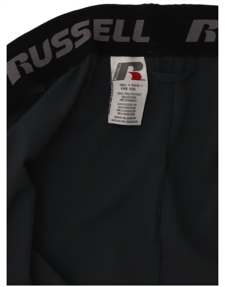 Russell Athletic Mens Dri-Power Sport Shorts 3XL  Grey Polyester