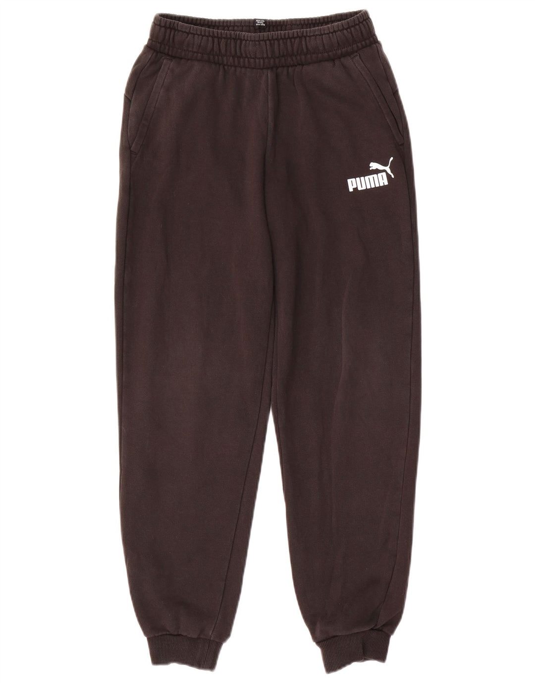 PUMA Boys Tracksuit Trousers Joggers 13-14 Years  Black Cotton