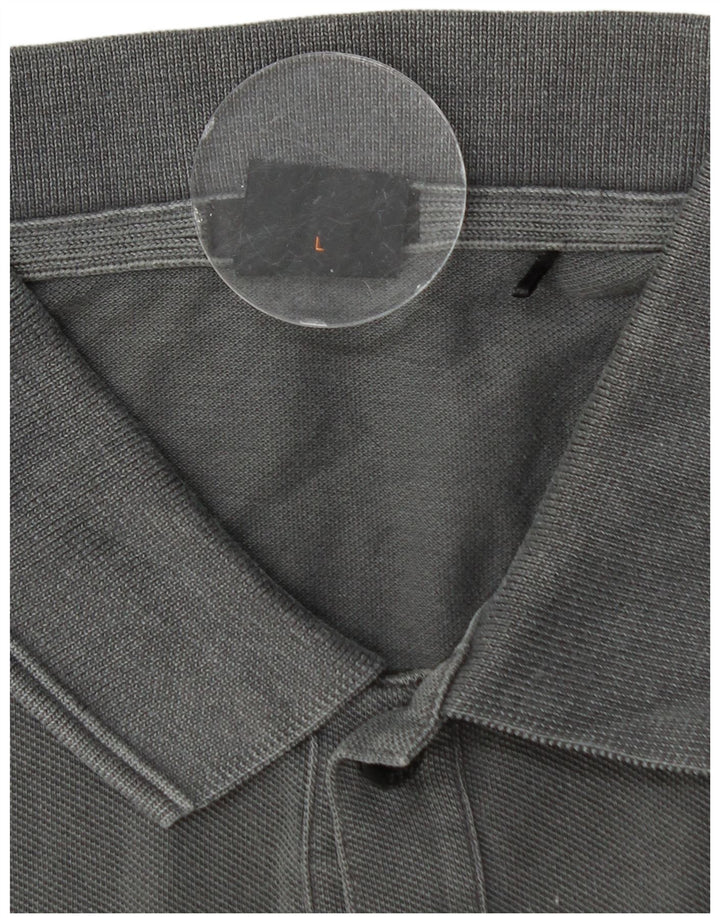 HUGO BOSS Mens Slim Fit Polo Shirt Large Grey