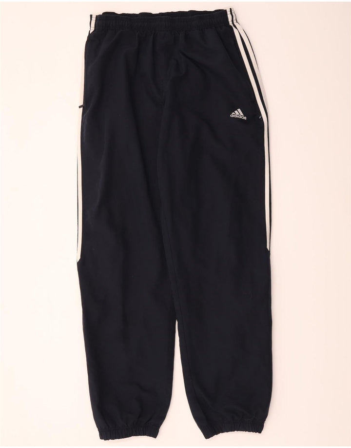 Adidas Mens Tracksuit Trousers Joggers Large Navy Blue Polyester