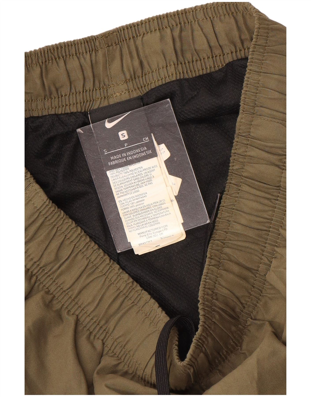 Nike Mens Sport Shorts Small Khaki Polyester