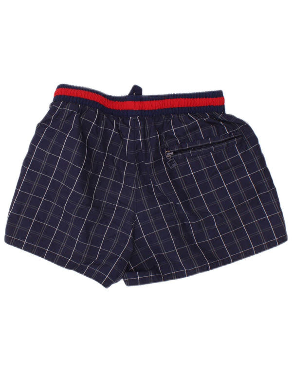 Fila Boys Swimming Shorts 7-8 Years Navy Blue Check