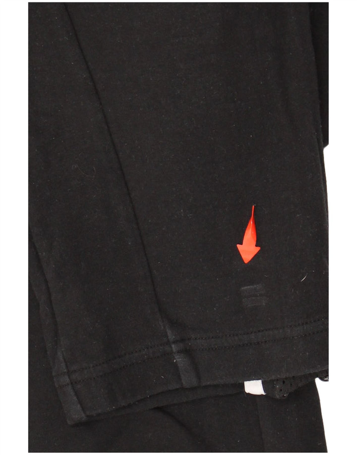 ADIDAS Womens Tracksuit Trousers UK 16/18 Large  Black Cotton