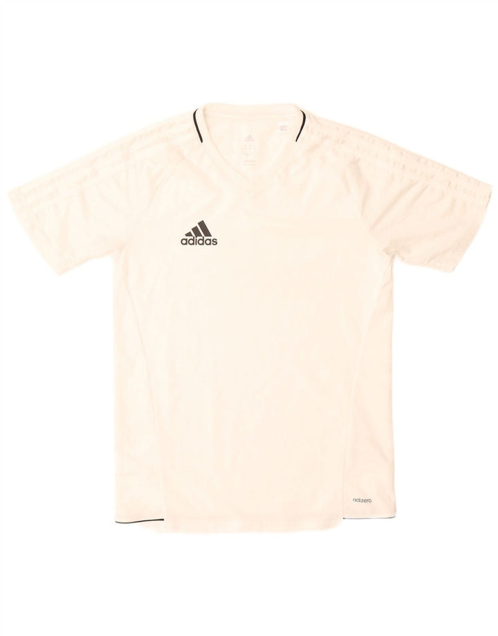 Adidas Mens Climacool T-Shirt Top Small White Polyester