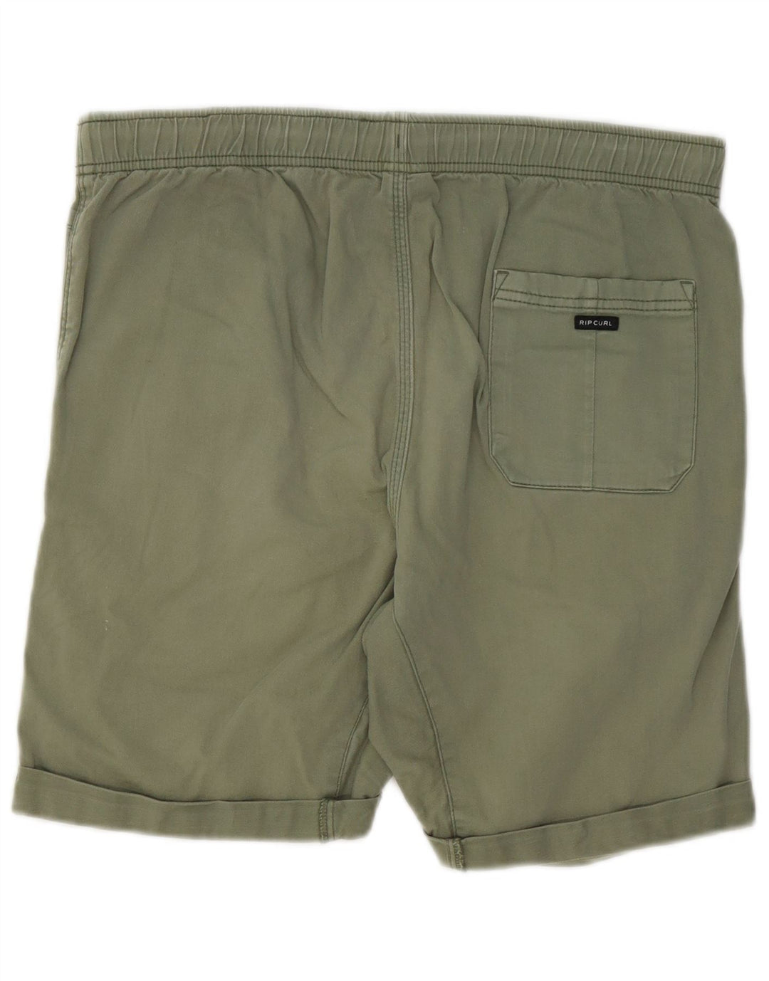Rip Curl Mens Chino Shorts W34 Large Green Cotton