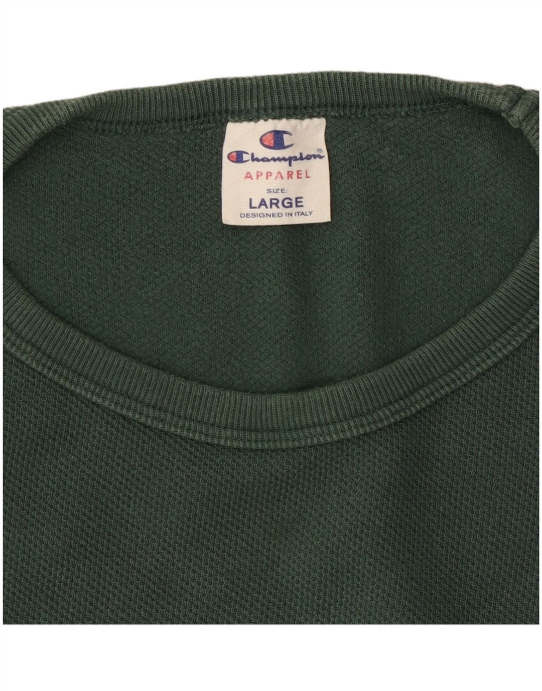 CHAMPION Mens Sweatshirt Jumper Large Green