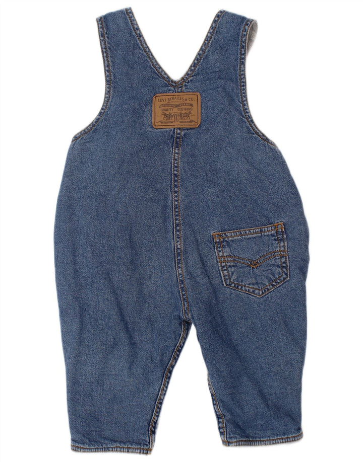 LEVI'S Baby Boys Dungarees Straight Jeans 3-6 Months W24 L8 Blue