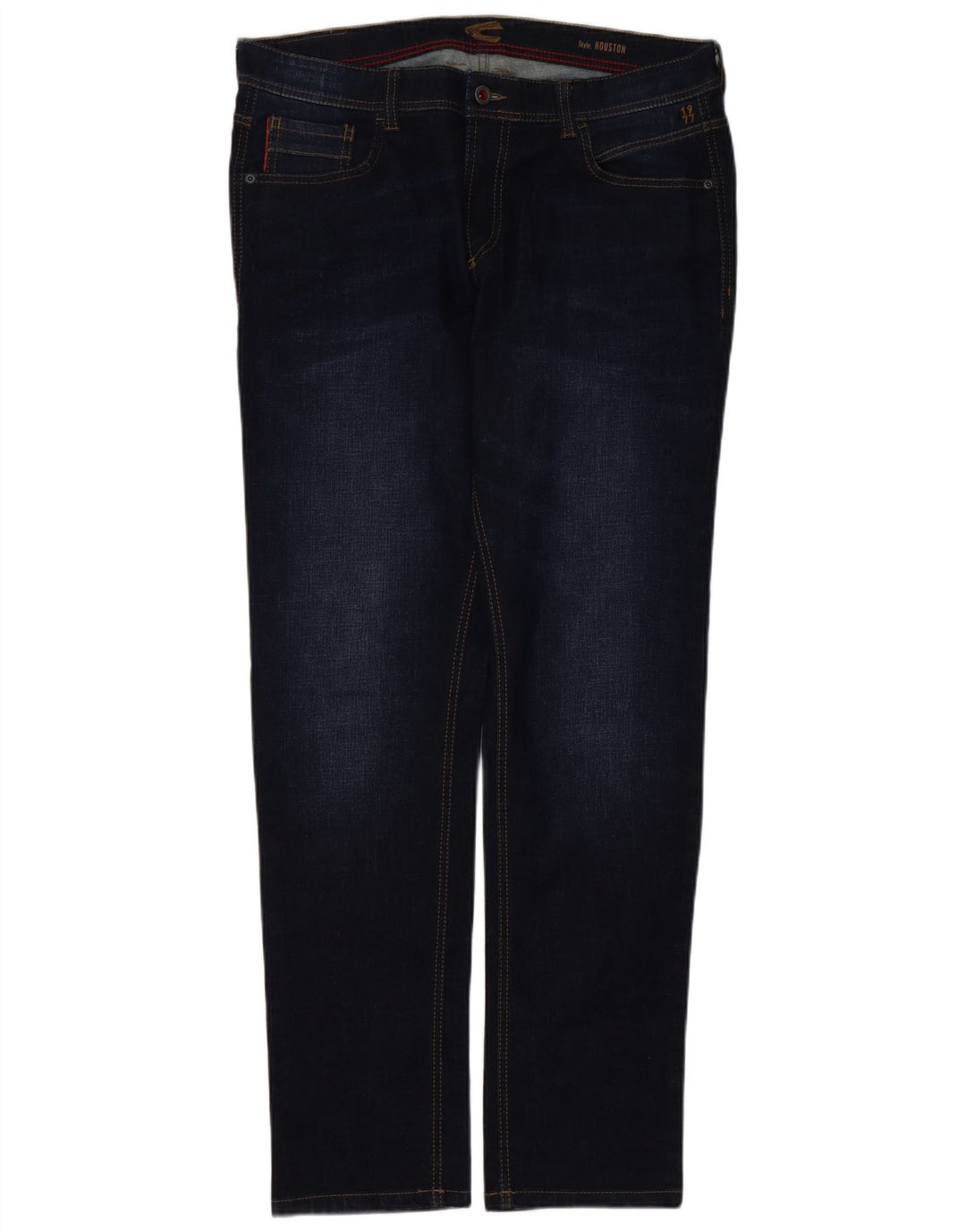 CAMEL ACTIVE Mens Houston Slim Jeans W36 L34 Navy Blue Cotton