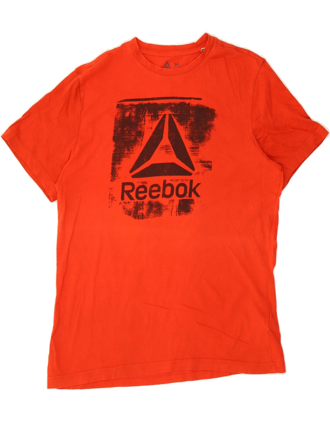 REEBOK Mens Graphic T-Shirt Top Medium Orange Cotton Vintage Reebok and Second-Hand Reebok from Messina Hembry 
