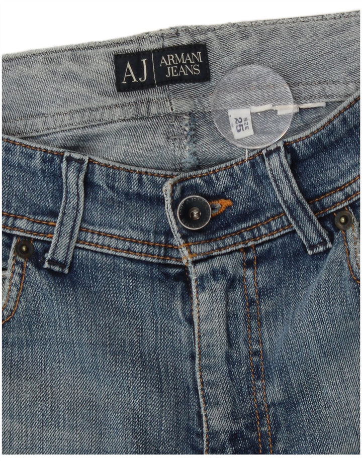 Armani Womens Slim Jeans W25 L32 Blue