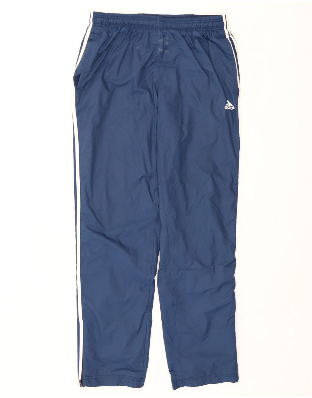 Adidas Mens Tracksuit Trousers Large  Navy Blue Nylon