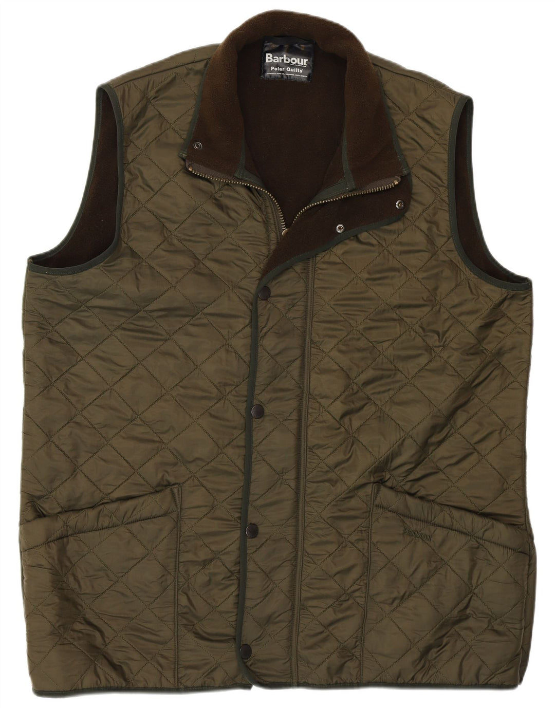 BARBOUR Mens Quilted Gilet UK 42 XL Green