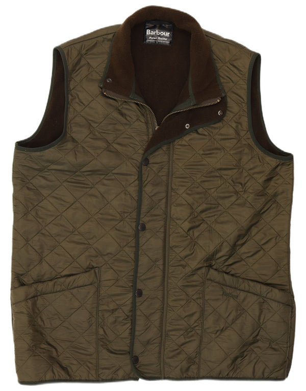 BARBOUR Mens Quilted Gilet UK 42 XL Green