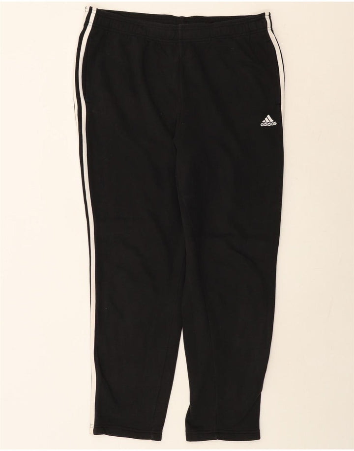 ADIDAS Mens Tracksuit Trousers XL  Black Cotton