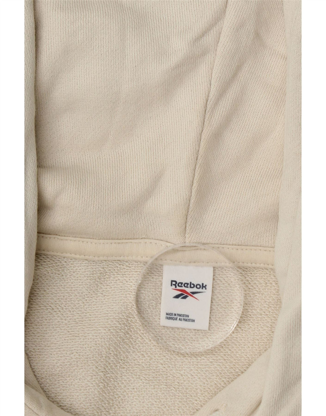 REEBOK Mens Hoodie Jumper XL White Cotton