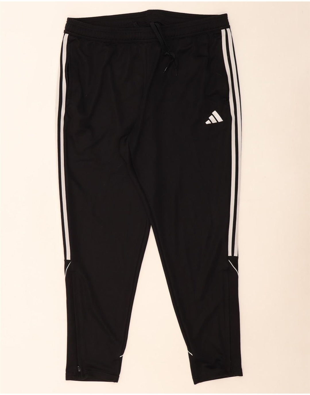 ADIDAS Mens Regular Fit Tracksuit Trousers 2XL  Black Polyester