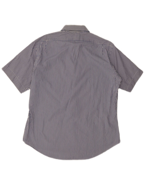 Polo Ralph Lauren Mens Regent Short Sleeve Shirt Size 42 16 1/2 Large Blue