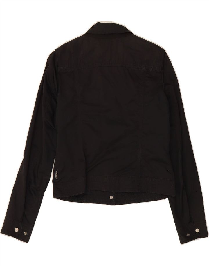 GEOX Womens Utility Jacket UK 10 Small Black Polyester Vintage Geox and Second-Hand Geox from Messina Hembry 