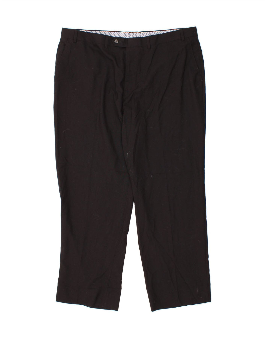 IZOD Mens Straight Suit Trousers W40 L30 Black Polyester Vintage Izod and Second-Hand Izod from Messina Hembry 