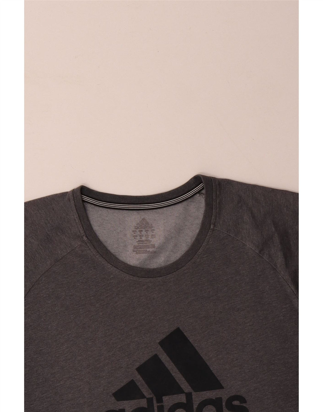 ADIDAS Mens Climalite Graphic T-Shirt Top XL Grey Polyester