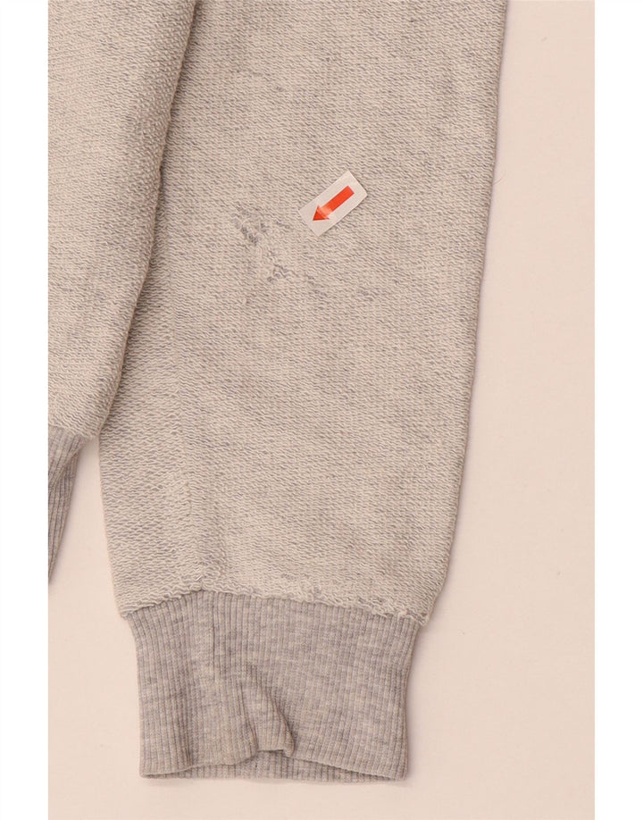Zara Mens Sweatshirt Jumper Medium Grey Striped