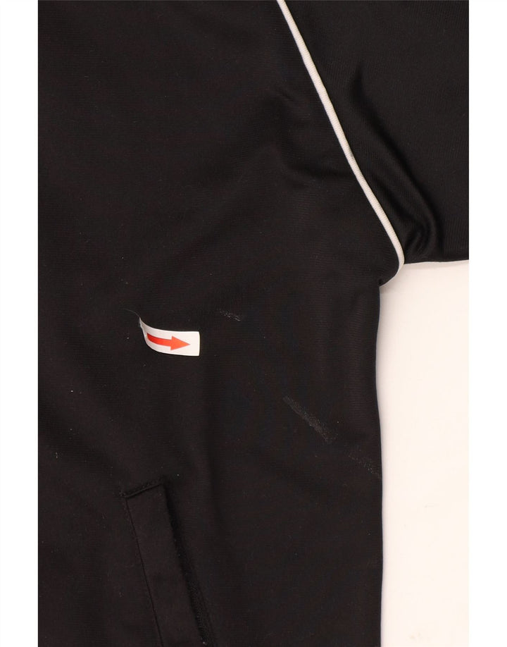 Reebok Mens Graphic Short Sleeve Tracksuit Top Jacket Medium Black