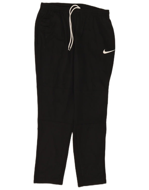 Nike Mens Dri Fit Tracksuit Trousers Large  Black Polyester