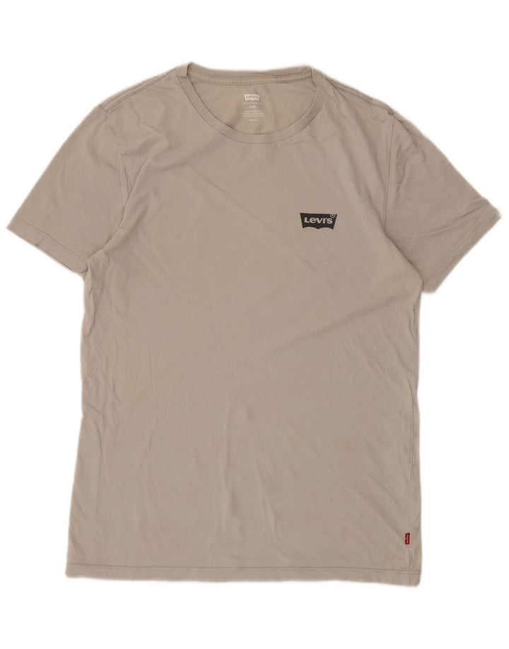 Levi's Mens Slim Fit T-Shirt Top Medium Grey