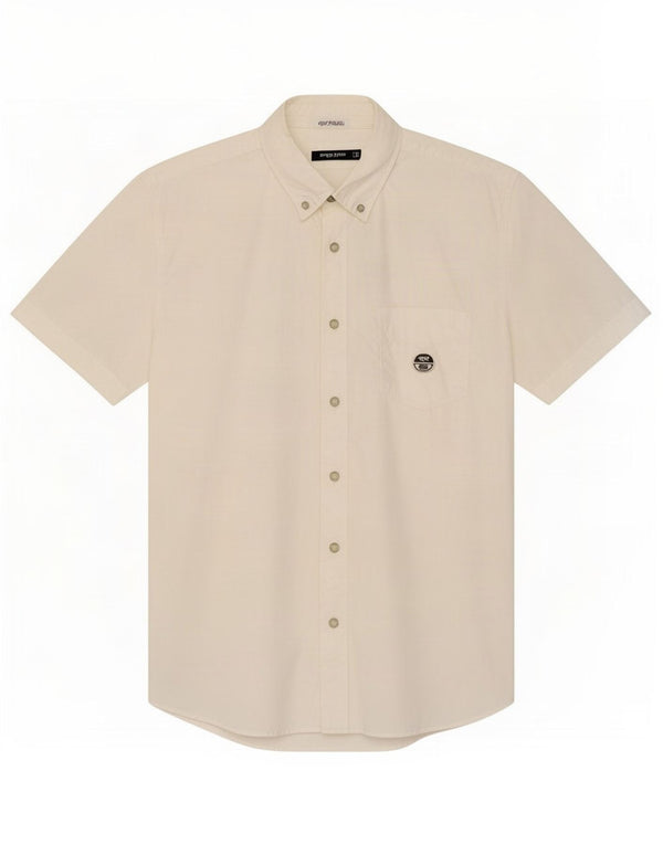 North Sails Mens Short Sleeve Shirt Large White Cotton