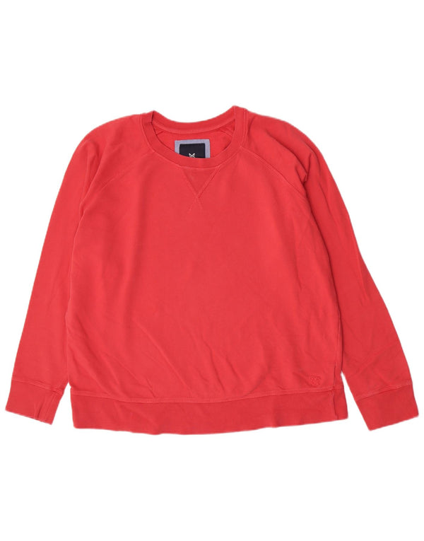 Crew Clothing Womens Sweatshirt Jumper UK 18 XL Pink Cotton